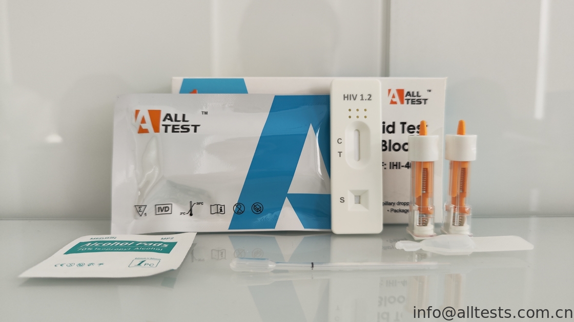 HIV 1.2 Rapid Test Cassette Self Testing Home Test ( Whole Blood / Urine / Oral Fluid )