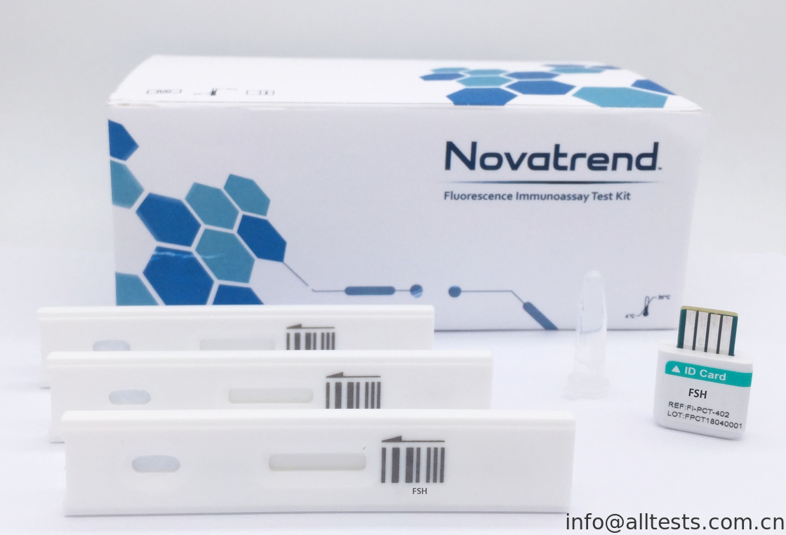 Fast Reading Menopause Test kits Use By Novatrend fluorescence Immunoassay Analyzer In Human whole blood /serum /plasma