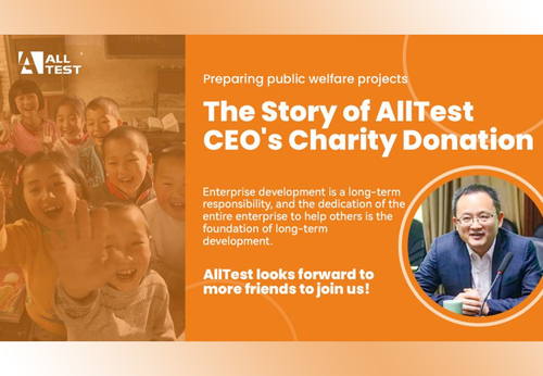 Ultime notizie aziendali su La storia della donazione di beneficenza del CEO di AllTest