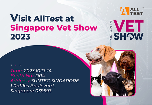 Latest company news about Visita AllTest al Singapore Vet Show 2023