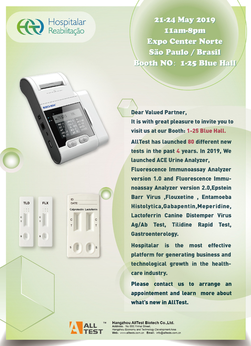 Latest company news about Invito per Hospitalar 2019