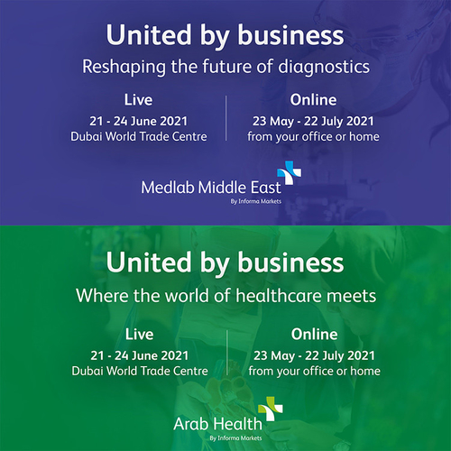 Latest company news about Salute araba e mostra online di Medlab Medio Oriente
