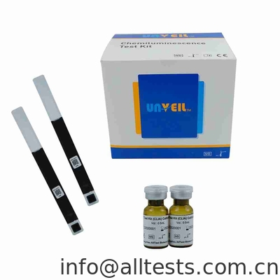 Good price Metodo del panino dell'anticorpo del doppio di U/ML dei corredi 2,3 - 1000 della prova dell'antigene 125 CLIA del Cancro in linea