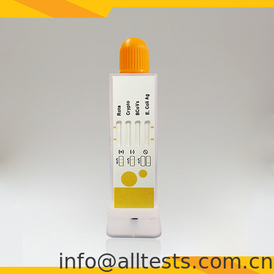 Good price Rotavirus Cryptosporidia Coronavirus E. Coli Antigen Combo Rapid Test Esempio di feci in linea