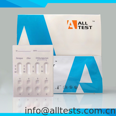 Good price Test rapido combinato di dengue/Zika/Chikungunya Cassetta di test delle malattie infettive rilevazione ad alta sensibilità in linea