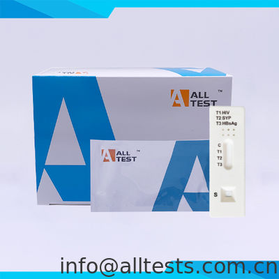 Un buon prezzo. IHSB-402 - Test Rapido Combinato HIV/Sifilide/HBsAg (Sangue Intero/Siero/Plasma) in linea