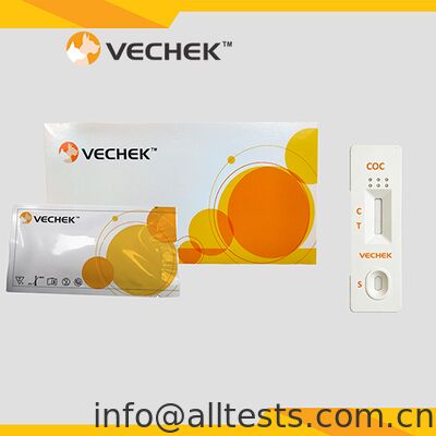 Un buon prezzo. COC Rapid Test per l'urina con tempo di lettura di 5 minuti Alta precisione Nessuna attrezzatura richiesta in linea