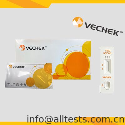 Un buon prezzo. Cassetta per test rapido anticorpi FMD NSP Risultati rapidi Alta precisione Funzionamento semplice su campioni WB/S/P in linea