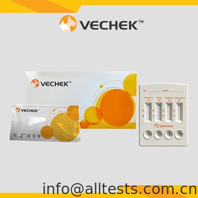 Un buon prezzo. Cassetta di test rapido canino per Ehrlichia Anaplasma Babesia Leptospira Anticorpi con risultati rapidi Alta precisione Operazione semplice in linea