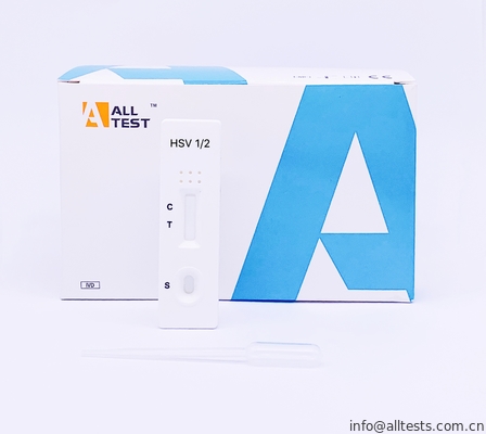 Good price Il flusso laterale Immunochromatographic analizza la cassetta rapida della prova di HSV 1/2 IgG per il siero o il plasma in linea