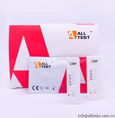 Good price cassetta rapida diagnostica della prova di (CrP) della proteina C-reattiva, corredi rapidi della prova dell'indicatore cardiaco di Accuate in linea