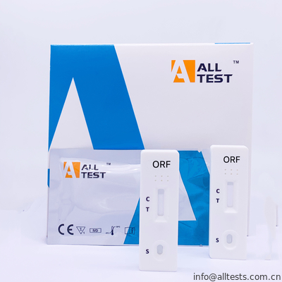 Good price Analisi laterali di Immunochromatographic di flusso di fattore della cassetta rapida reumatoide della prova in siero o in plasma umano in linea