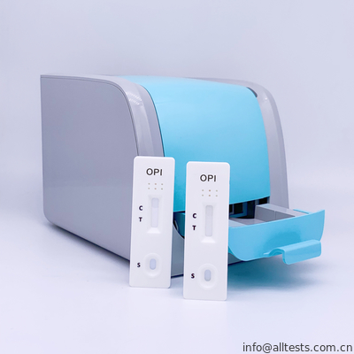 Un buon prezzo. droga diagnostica 2000 del narcotico di ng/ml (OPI) della cassetta della prova del lettore di abuso in urina umana con il certificato del CE in linea