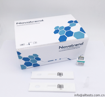 Good price Uso del corredo dei test diagnostici della mioglobina dall'analizzatore di dosagggio immunologico di fluorescenza di Novatrend nell'intero sangue umano /serum /plasma in linea