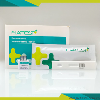 Good price Metodo di dosagggio immunologico di fluorescenza del siero/plasma della cassetta della prova di vitamina D D2+D3 in linea