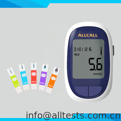 Good price Glucosio nel sangue GOD / Chetone / Acido urico / Colesterolo totale Sistema di monitoraggio 4 in 1 in linea