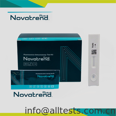 Un buon prezzo. TGAb Test Cassette Fluorescence Immunoassay Kit for Whole Blood Serum Plasma in linea