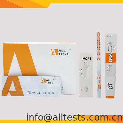 Un buon prezzo. Test di metcatinone MCAT Kit di prova superficiale con 5 minuti Risultati 500 ng/mL Taglio e facile interpretazione visiva in linea