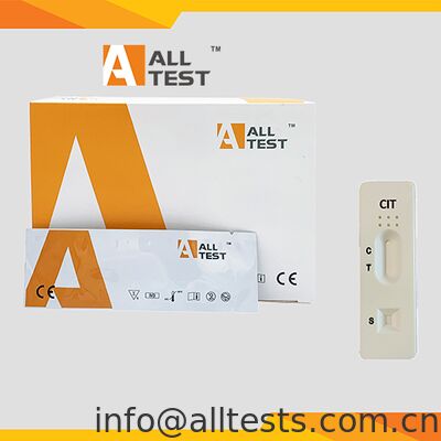 Un buon prezzo. Test rapido CIT Kit di prova per l'abuso di droga con tempo di lettura di 5-10 minuti e 500 ng/mL di taglio per campioni di sangue intero/siero/plasma in linea