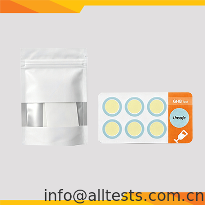 Un buon prezzo. Attestatore di liquore con adesivo per il test del GHB con tempo di lettura di 1 secondo e formato kit da 6T per un rapido rilevamento del GHB in linea