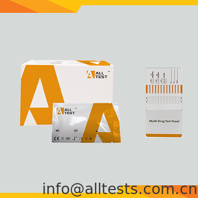 Un buon prezzo. Pannello di test rapido multiprodotto per urine con risultati rapidi in 3-5 minuti, facile interpretazione visiva e alta precisione in linea