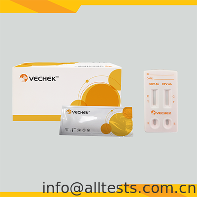 Un buon prezzo. Cassetta per test rapido combinato anticorpi CDV+CPV per Cimurro e Parvovirus canino con tempo di lettura di 10 minuti e alta precisione in linea