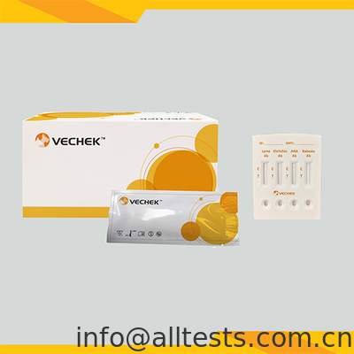 Un buon prezzo. Test Rapido Combinato per Anticorpi Canini per Lyme, Ehrlichia, Anaplasma e Babesia con Tempo di Lettura di 10 Minuti e Alta Accuratezza in linea