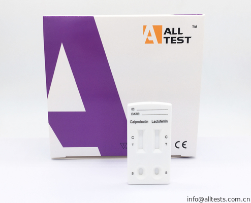 Good price Calprotectin e CE rapido della cassetta della prova di flusso laterale del pettine della lattoferrina diplomato in linea