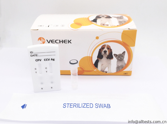 Good price Cpv + feci diagnostiche rapide combinate/vomito del corredo dell'antigene Ccv una dimensione di 10 corredi in linea
