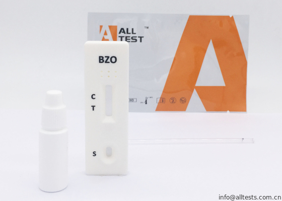 Good price OEM ISO13485/CE della cassetta di punto del corredo uno della prova di abuso di droga di Oxazepam BZO nell'intero sangue /Serum/Plasma in linea