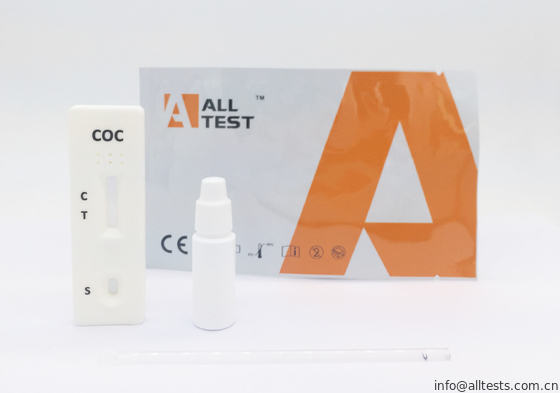 Good price cassetta rapida della prova di droga di /Serum/Plasma dell'intero sangue del corredo COC della prova di abuso di droga 50ng in linea