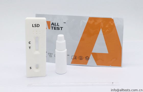 Good price Dosagggio immunologico cromatografico di abuso di droga di Diethylamide di acido lisergico del corredo rapido della prova nell'intero sangue /Serum/Plasma in linea