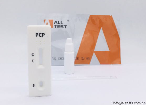 Good price Nessun OEM di diagnosi di /serum /plasma Phencyclidine dell'intero sangue del corredo della prova di abuso di droga di reattività crociata 25ng/ml PCP in linea