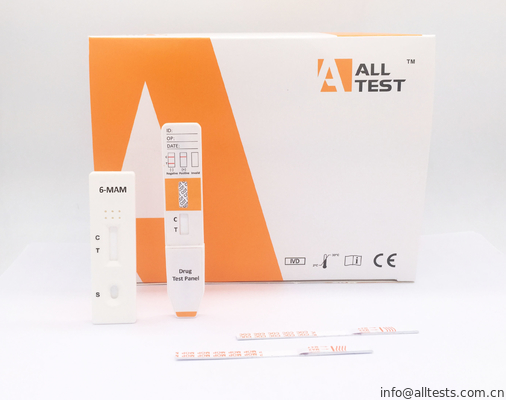 Good price Il CE ha certificato la cassetta/asta misura-livello/pannello rapidi della prova di 6 - Monoacetylmorphine/6 - MAM uno della droga specifica di punto in linea