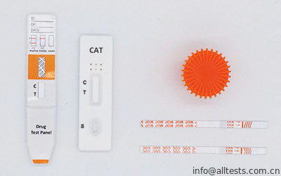 Good price 150 ng/ml su accurati ed il CE hanno certificato l'asta misura-livello/cassetta/pannello rapidi della prova del CAT dei corredi rapidi del test diagnostico in urina in linea