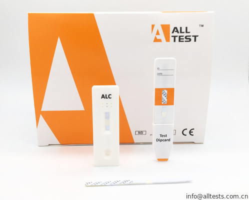 Good price I corredi diagnostici rapidi della cassetta/asta misura-livello/pannello della prova dei corredi della prova dell'alcool (ALC) individuano la presenza in urina con CE in linea
