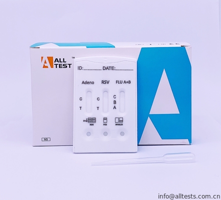 Good price Prova rapida della malattia infettiva per la rilevazione qualitativa dell'adenovirus/RSV/influenza A+B combinata in linea