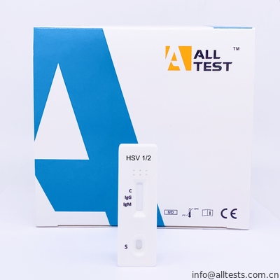 Good price HSV 1/2 IgG/dosagggio immunologico cromatografico prova di IgM di flusso laterale rapido della cassetta in linea