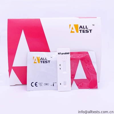 Good price Il CE ha certificato il test diagnostico rapido NT - cassetta rapida della prova del proBNP in linea
