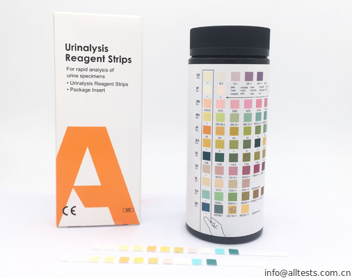 Good price Guida di utenti rapida della striscia del reagente di analisi delle urine dei corredi della prova dello strato non tagliato in linea