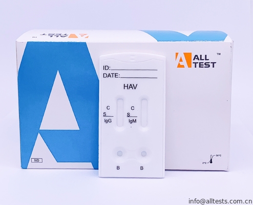 Good price Cassetta rapida combinata della prova di AccurateHAV IgG/IgM (siero/plasma) un punto con l'alta specificità in linea