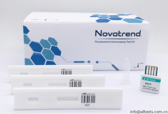 Good price Uso facile del corredo del test diagnostico di Procalcitonin (PCT) dal dosagggio immunologico di fluorescenza di Novatrend in intero sangue/siero /Plasma in linea