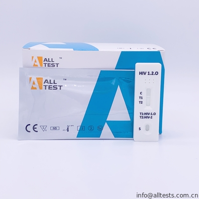Good price Punto rapido del corredo/cassetta una della prova di HIV 1.2.O nel sangue /Serum in linea
