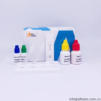 Good price Streptococco degli esemplari del tampone della gola corredi rapidi di una prova degli antigeni (linea di controllo nel rosso), prova del tampone della gola di streptococco in linea