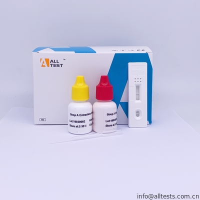 Good price Linea di controllo in streptococco blu corredi rapidi degli antigeni negli esemplari del tampone della gola con CE in linea