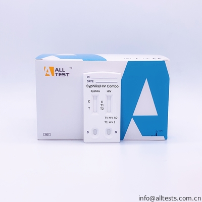 Good price Sangue della cassetta rapida combinata della prova di alta qualità Syphilis/HIV 1.2.O intero/siero/plasma in linea