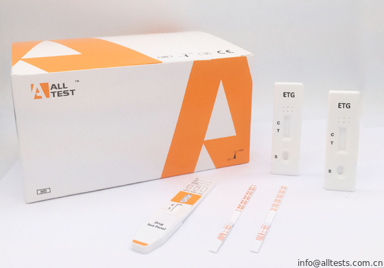Good price Corredo rapido della prova di abuso di droga (ETG) di ng/ml etilico ng/mL*1000 della cassetta/asta misura-livello/dell'urina 500 Glucuronide del pannello per la diagnosi in linea