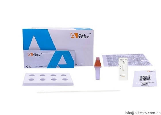 Good price Prova rapida della cassetta della prova dell'antigene rinofaringeo del tampone COVID-19 con SE lettore in linea