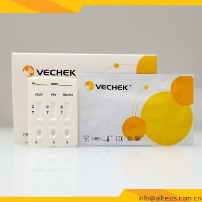 Good price FCoV + esemplare rapido combinato delle feci della prova dell'antigene di giardia lamblia + di FPV in linea