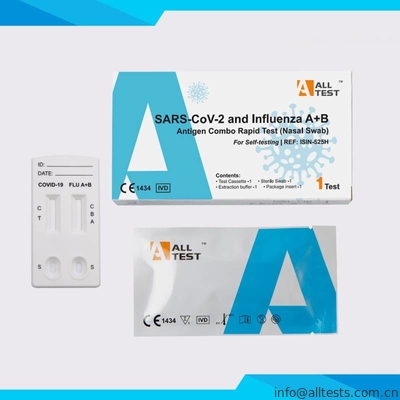Good price SARS-CoV-2 e tampone nasale della prova rapida combinata dell'antigene di influenza A+B in linea